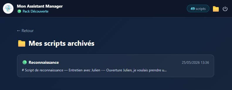 Archives chiffrées et export PDF